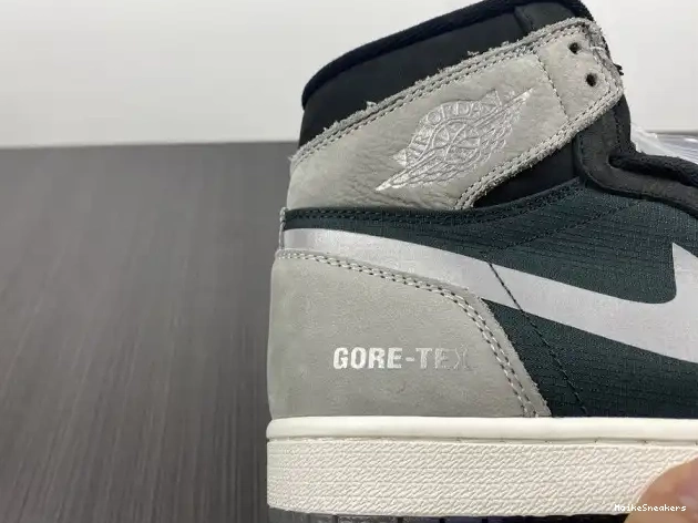 MaikeSneakers Grey Jordan Black Element Retro 1 Gore-Tex Particle High DB2889-001 0520
